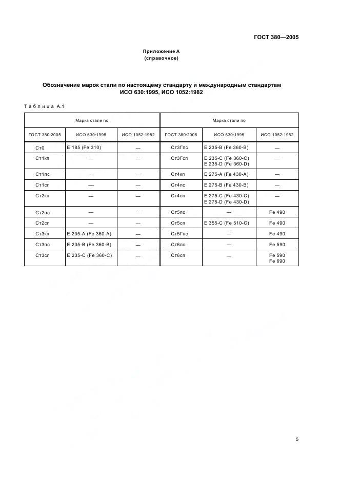 ГОСТ 380-2005 стр.7